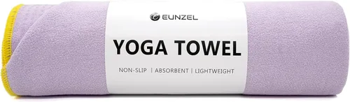 Miniatura 15 de Eunzel Toalla de yoga caliente – Toalla de microfibra antideslizante para esterilla de yoga con punto de agarre absorbente de sudor, toalla