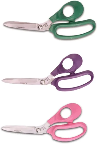 Wolff - Juego de tijeras ergonómicas, fabricadas en Estados Unidos, tijeras resistentes para envolver regalos, cocina, aves de corral, tela,