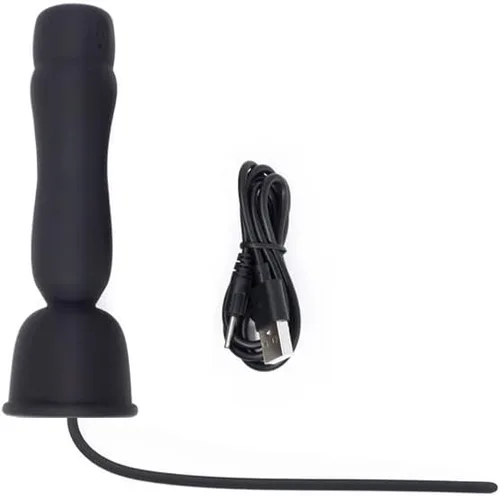 Sonido vibratorio eléctrico de silicona para hombres, estimulación de uretra, masturbador de entrenamiento del pene masculino (A)