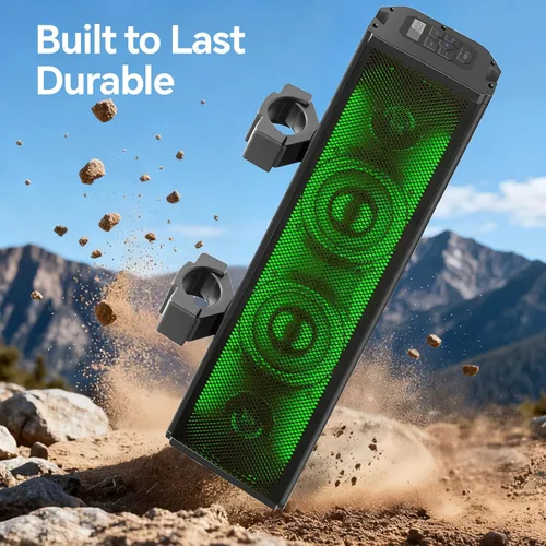 Miniatura 5 de Barra de sonido UTV de 400 W, altavoces para carrito de golf, Bluetooth, barra de sonido para carrito de golf, altavoz UTV, barra de sonido