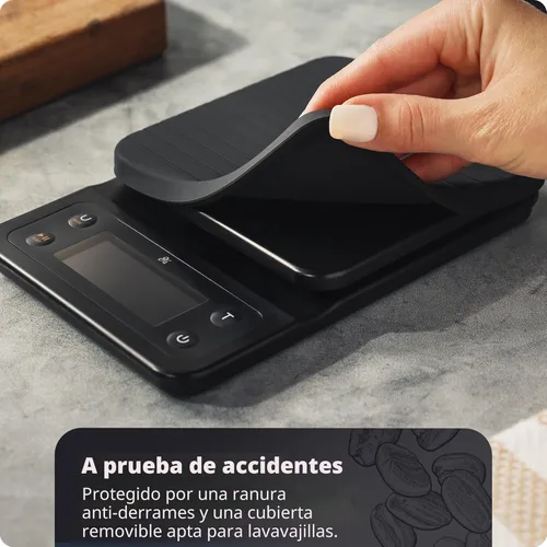 Miniatura 5 de Greater Goods Báscula de café con temporizador, báscula digital de precisión de 0.00 oz para café y café expreso para vertido, pesaje de granos