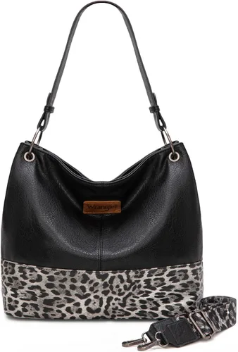 Miniatura 63 de Wrangler Hobo - Bolsas para mujer de cuero vegano con asa superior, bolsos de hombro y bolsos