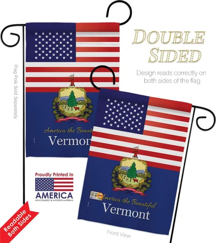 Miniatura 5 de US Vermont Garden House - Juego de banderas de Estados Unidos, Estados Unidos, Territorios Americanos, República, país, área particular, pequeña