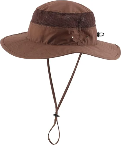 Miniatura 27 de Home Prefer Sombrero de sol UPF 50+ para hombre, ala ancha, protección UV, sombrero para hombre y mujer, playa, safari, jardinería, golf, pesca