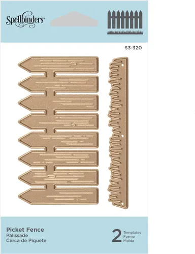 Miniatura 3 de Spellbinders S3-320 Die D-Lites Picket Fence Grabado/oblea fina