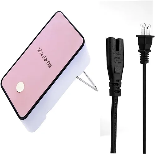 Miniatura 7 de Calentador de ahorro de energía de seguridad Mini sala portátil Oficina Escritorio Calentador de ventilador eléctrico Calentador de aire (rosa)