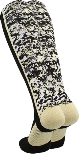 Miniatura 2 de TCK Calcetines de béisbol para jóvenes, niños u hombres, con diseño de camuflaje digital y longitud hasta por encima de la pantorrilla