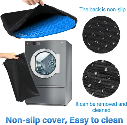 Miniatura 2 de Cojín de gel grande para asiento largo sentado con funda antideslizante, suave y transpirable, cojín para asiento de automóvil, cojín de asiento