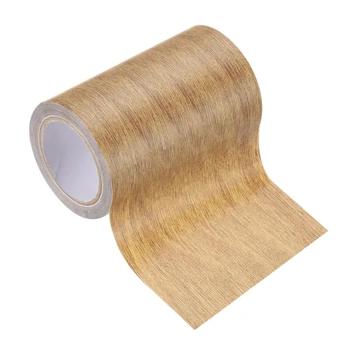 Miniatura 12 de PATIKIL Cinta de grano de madera de 2.2 pulgadas x 15 pies, cinta de reparación de textura de madera autoadhesiva con efecto de madera realista