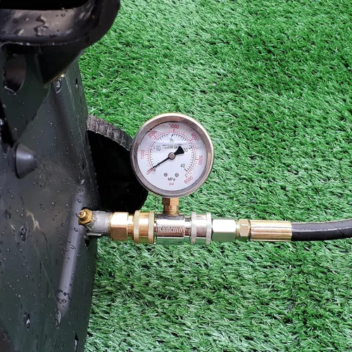 Miniatura 6 de Raincovo Manómetro para lavadora a presión, 6000 PSI, conexión rápida de 3/8 pulgadas, manómetro para lavadora eléctrica