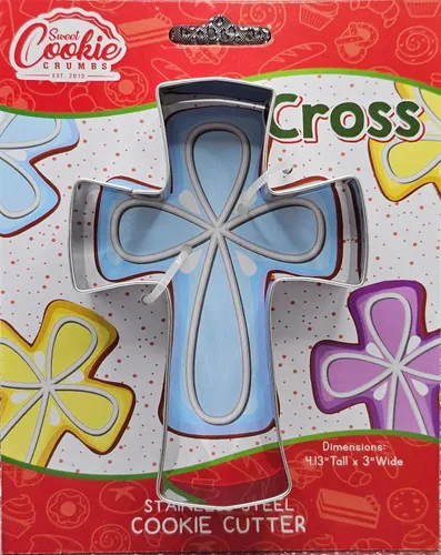 Cortador de galletas cruzado, utensilios de cocina de acero inoxidable afilados y seguros, ideal para galletas, sándwiches, panqueques, frutas y