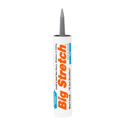 Sellador de calafateo Sashco, gran elasticidad, látex acrílico, de gran rendimiento, cartucho de 10.5 onzas, color tostado, Paquete de 10, Gris, 1