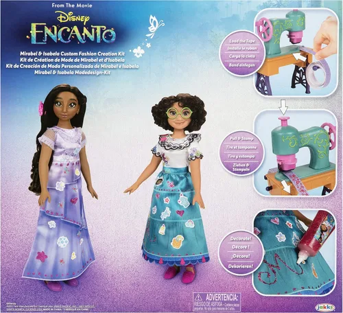 Miniatura 7 de Disney Encanto, Mirabel e Isabela - Kit de creación de moda personalizado (exclusivo de Amazon)