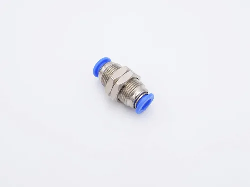 Miniatura 3 de Empuje para conectar, tubo de 1/4 "OD, conector bidireccional de unión de mamparo de aire neumático de agua (paquete de 4)