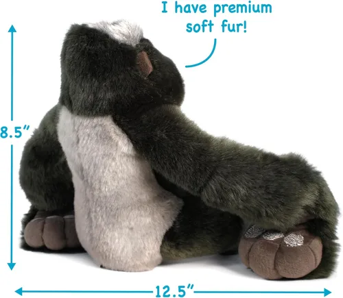 Miniatura 3 de TigerHart Geraldo The Gorilla - Mono de peluche de 14 pulgadas (con brazos colgantes extendidos)