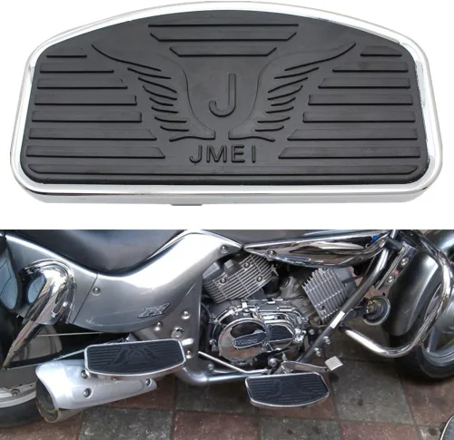 Miniatura 4 de Estriberas y reposapiés de motocicleta para Honda VTX1300 VTX1800 Suzuki VL400 VL800 C50 reposapiés delantero/pasajero par