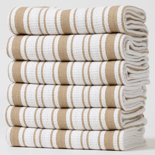 Miniatura 56 de Juego de Toallas de Cocina – Paquete de 3 (20 x 30 pulgadas) Extra Grandes de Algodón Premium para Cocina – Absorbentes – 100% Algodón – con Lazo
