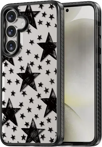 Miniatura 127 de Rosarnnah Funda compatible con Samsung Galaxy S24 Ultra, bonita estética, a la moda, divertida funda con estampado de gatito y gato, duradera a