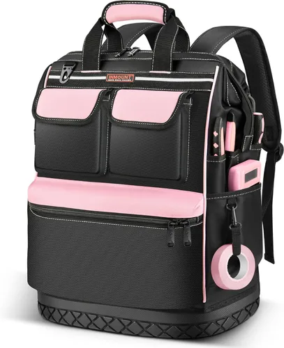 Miniatura 14 de Mochila Bolsa de herramientas - Mochila de herramientas LOKASS Organizador de herramientas resistente, mochila de herramientas HVAC resistente al