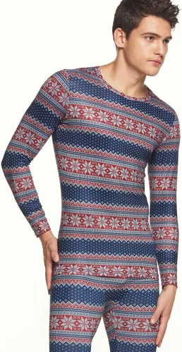 Miniatura 7 de TSLA Conjunto de ropa interior térmica para hombre, pantalones largos con forro polar suave, capa base cálida de invierno, parte superior e inferior