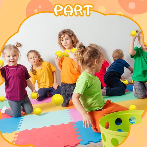 Miniatura 5 de Pelotas de espuma amarilla para aliviar el estrés para niños y adultos, juguetes sensoriales para aliviar el estrés para autismo, ansiedad, TDAH