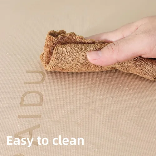 Miniatura 7 de PAIDU Yoga Mat Non Slip Anti-tear,extra thick-2/5 inch（10MM）High Resiliency Professional POE Yoga Mats for Women Men Kids,72"x24"inch,Workout, Yoga