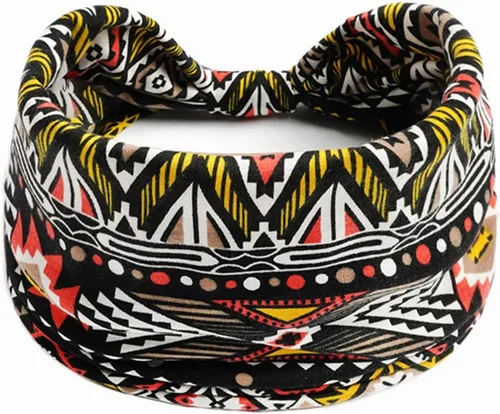 Miniatura 100 de K-Elewon Paquete de 3 diademas elásticas anchas para mujer, bandas para el cabello para yoga, deportes