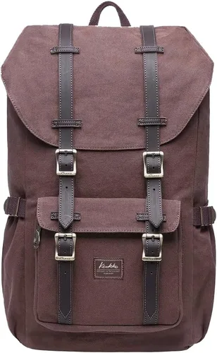 Miniatura 15 de Mochila para laptop Kaukko, senderismo y campamentos, mochila universitaria grande casual, mochila de hombro con capacidad para una laptop y Nailon