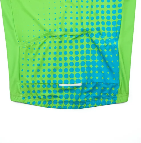 Miniatura 7 de Camiseta de ciclismo para hombre, camiseta de manga corta para ciclismo MTB, chaqueta reflectante para bicicleta con 3 bolsillos, tallas S-3XL