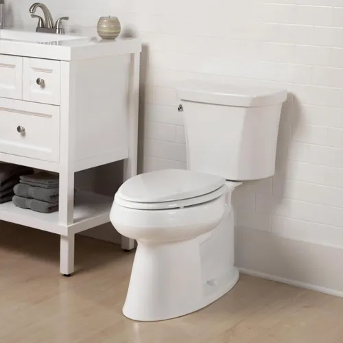 Miniatura 8 de Asiento de inodoro Mayfair Cassel con cierre lento, fácil de limpiar, asiento de madera premium antideslizante, fácil de instalar, fabricado en EE.