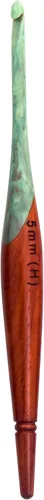 Miniatura 8 de Divit Shilp Ganchos de ganchillo Alpha con mango ergonómico, aguja de tejer hecha a mano de resina de 7 pulgadas, tejido de hilo para manualidades