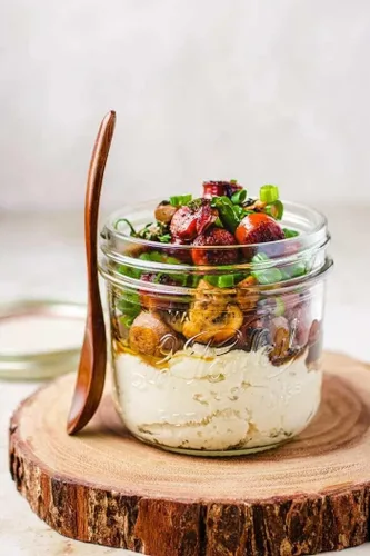 Miniatura 8 de Le Parfait Familia Wiss Terrine - Tarro de vidrio francés de boca ancha con sistema hermético de 2 piezas con tapas doradas Ideal para conservas