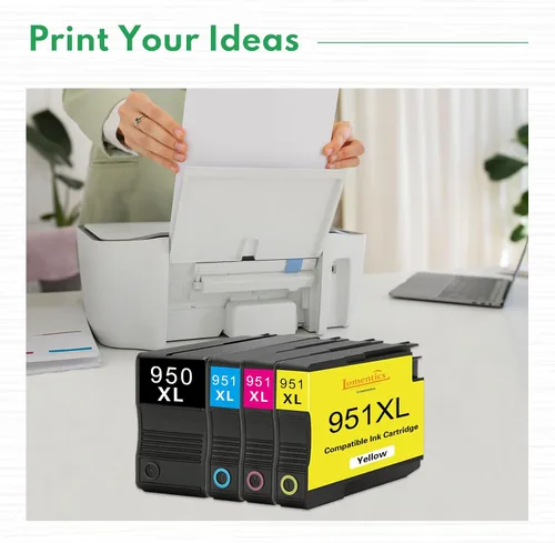 Miniatura 5 de Paquete combinado de cartuchos de tinta 950XL y 951XL (BK/C/M/Y) - Repuesto para HP Ink 950 951 Combo Pack 950XL 951XL tinta de impresora compatible