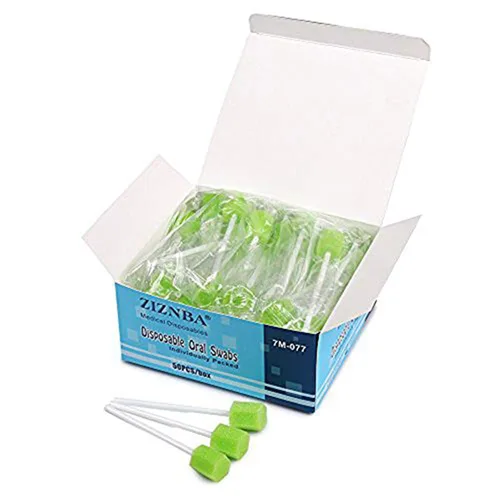 Miniatura 4 de (250 piezas) hisopo oral/hisopo sin sabor y sin tratar/hisopos bucales estériles desechables/hisopos orales envueltos individualmente para uso