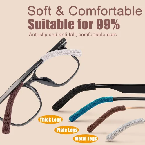 Miniatura 3 de 4 pares de almohadillas suaves para los oídos, antideslizantes, de algodón, para los ojos, almohadillas cómodas para las orejas, almohadillas 4