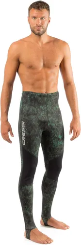 CRESSI pantalones con protección UV de camuflaje para pesca submarina | pantalones Hunter verde (Green Hunter)