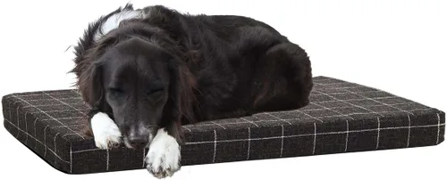 Miniatura 17 de Barkbox Cama ortopédica para perros con espuma viscoelástica, comodidad premium para perros y cachorros, cama para perros para alivio de las Gris