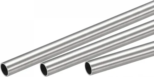 Miniatura 25 de uxcell Tubo de acero inoxidable 316, tubo de 0.118 in OD 0.039 in de espesor de pared de 9.843 in de longitud de 3 piezas