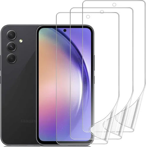Miniatura 17 de Paquete de 3 protectores de pantalla compatibles con Samsung Galaxy S21 FE 5G de 6.4 pulgadas, película de hidrogel de TPU suave transparente HD