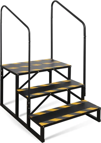 Miniatura 8 de Escaleras de autocaravana de 2 escalones, peldaños para bañera de hidromasaje, escalera de spa al aire libre con pasamanos, escalera de quinta rueda