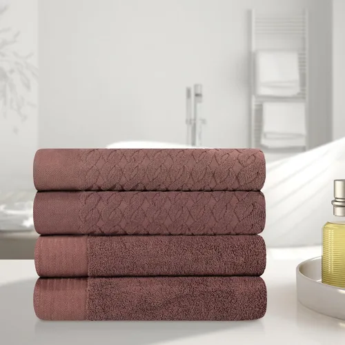 Miniatura 104 de Superior Juego de 6 toallas de 100% algodón egipcio de 500 GSM, 6 piezas, 2 caras, 2 manos, 2 toallas, ideal para baño, cocina o playa, de secado