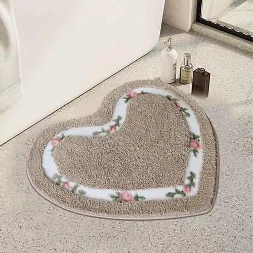 Miniatura 13 de Abreeze Alfombra rosa para sala de estar y dormitorio, antideslizante, ultrasuave, lavable y absorbente, 17.71x49.21 pulgadas, color azul