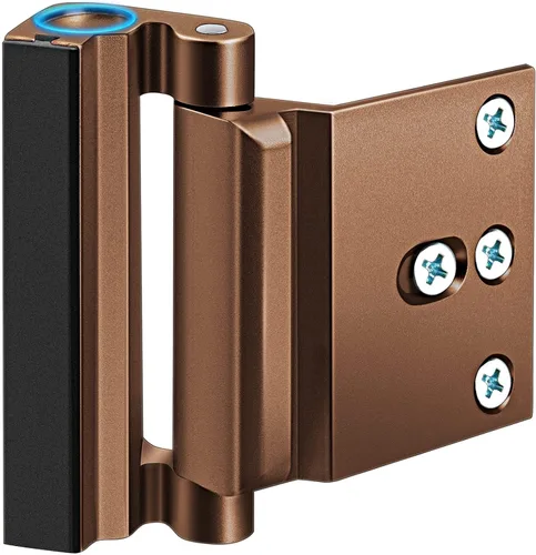 Miniatura 11 de Cerrojo de puerta de seguridad para el hogar - Cerraduras de alta seguridad a prueba de niños con tope de 3 pulgadas, soportan 800 libras para Negro
