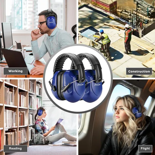 Miniatura 185 de ProCase NRR 28dB Noise Reduction Ear Muffs, Foldable Adjustable Noise Cancelling Headphones