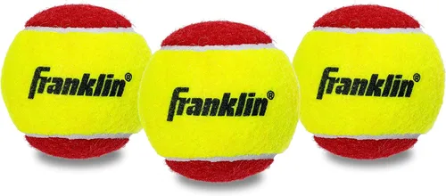 Miniatura 13 de Franklin Sports Pelotas de tenis para principiantes, sin presión, rebote bajo para principiantes, ideales para entrenamiento + práctica, paquete