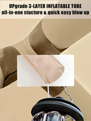 Miniatura 6 de Carpas inflables para acampar - Tienda de glamping fácil de inflar con bomba manual, tienda inflable de aire de PVC impermeable para acampar