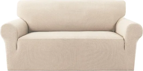 Miniatura 29 de MeilleMaison Funda elástica para silla reclinable, funda para sofá de 1 pieza con parte inferior elástica, lavable, protector de muebles Negro