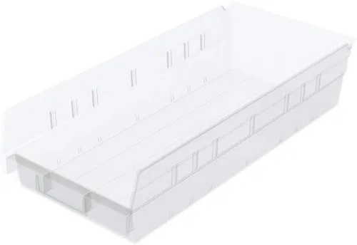Miniatura 9 de Akro-Mils 30128 Contenedores de plástico para estantes, contenedores de almacenamiento resistentes para organización de garaje, armario y cajones