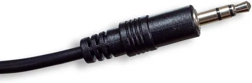 Miniatura 4 de Cablelera Cable de audio estéreo de 0.138 in Cable de audio 28 AWG Negro (ZCUUFEMM-06)