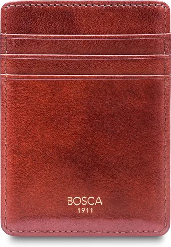 Miniatura 6 de Bosca Cartera con bolsillo frontal para hombre en piel vieja - RFID